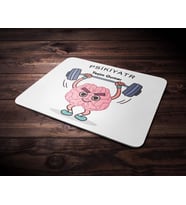 Kişiye Özel Psikiyatr Tasarımlı Mouse Pad (Renksiz)