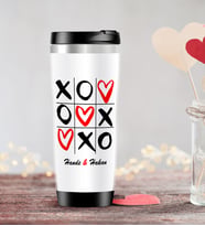 BK Gift Kişiye Özel Sevgililer Günü Temalı Çelik Termos Bardak - 71
