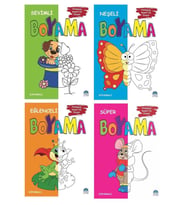 Martı Süper Boyama Kitabı Seti 4 Kitap A5 Boy