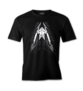 Metallica Logo Siyah Erkek Tshirt