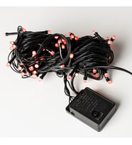 Yılbaşı Kırmızı Led Işık Eklemeli 80 Ampul 8 Metre