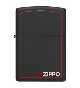 Zippo Çakmak Siyah Kırmızı Border Black Z-Border 218zb-000056