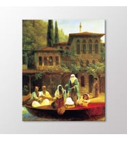 Arty Tablo İstanbul Kumkapı'da Sandal Gezintisi Tablo (Karışık)