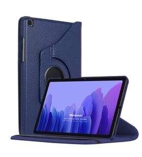 Microsonic Samsung Galaxy Tab A7 T500 Kılıf 360 Rotating Stand Deri Lacivert