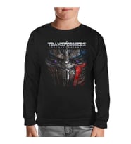 Transformers 5 - The Last Knight Siyah Çocuk Sweatshirt