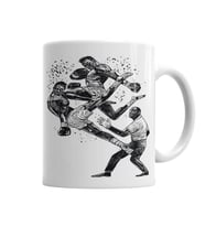 Luta Muay Thai Desenho Kupa Bardak Porselen