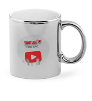 BK Gift Kişiye Özel Mesleki Youtuber Krom Kupa Bardak  3