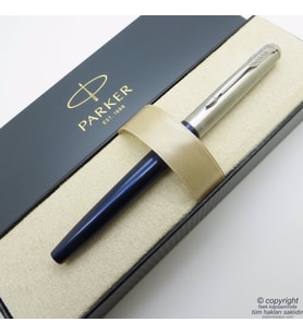 Parker Jotter Metal Mavi Dolma Kalem  İsme Özel Kalem  Hediyelik Kalem