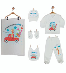 Pia Baby Gl 1902-07 İsme Özel Battaniye Zıbın Set