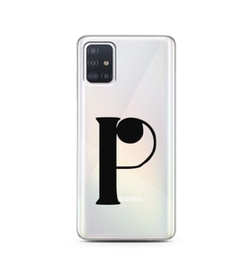 Samsung A51 Harf Tasarımlı Telefon Kılıfı P-Harfi 