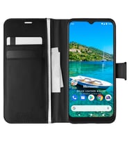 Microsonic General Mobile GM 10 Kılıf Delux Leather Wallet Siyah
