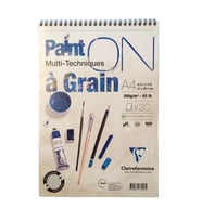 Clairefontaine Paint On Teknik Blok Spiralli 200g A4