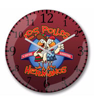 Los Pollos Hermanos Duvar Saati Bombeli Gercek Cam