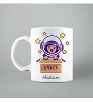 Maymun Astronot Uzay Kupası Kişiye Özel