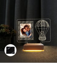 Doğum Günü Hediyesi Fotoğraflı Gece Lambası İyiki Doğdun Hediyesi (Sarı)