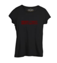 Bold Pilot Siyah Kadın Tshirt