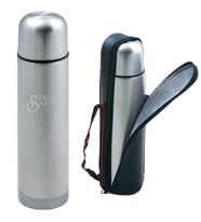 BK Gift Kişiye Özel 5500 Krom Deri Çantalı Seyahat Termosu 500ml