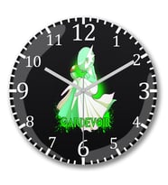 Gardevoir 2 Duvar Saati Bombeli Gercek Cam