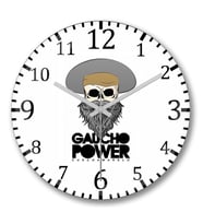 Gaucho Power Duvar Saati Bombeli Gercek Cam