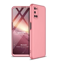 Microsonic Oppo A92 Kılıf Double Dip 360 Protective Rose Gold