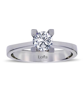 Lova E Renk 0,70 Karat Pırlanta Tektaş Yüzük - 1050019