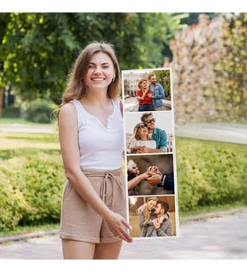 Kişiye Özel Dev Foto Şerit (Beyaz)