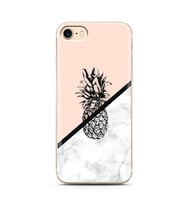 Ananas Tasarım Süper Şeffaf Silikon Telefon Kılıfı İphone 7