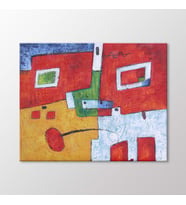 Arty Tablo Soyut Kompozisyon Tablo (Karışık)