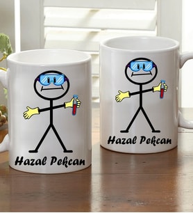 Kişiye Özel Kimyacı Kupa Bardak