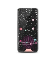 Space Girl Tasarım Süper Şeffaf Silikon Telefon Kılıfı Huawei P9 Lite 2017 