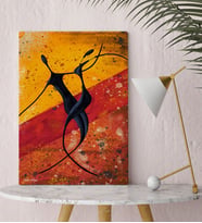 BK Gift Kişiye Özel Modern Soyut Kanvas Tablo 30x50cm 12