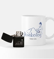 BK Gift Kişiye Özel Jinekolog Çakmak ve Kupa Seti - 1