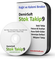 DemirSoft Alış Satış Stok Takip Fatura Cari Kasa Veresiye Defteri DemirSoft