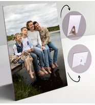 BK Gift Kişiye Özel Aile Fotoğraflı Dekoratif Karton Çerçeve, Ev Hediyesi, Ev Dekorasyonu (Beyaz)
