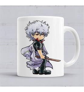 Gintama Gintoki Kupa Bardak Porselen