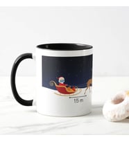 Sosyal Mesafeli Noel Baba Kupa Bardak
