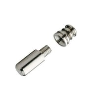 Vidalı Metal Raf Pimi 6mm (25 Adet) (Gümüş)