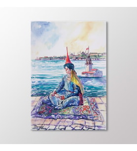Arty Tablo Suluboya, Portre Tablo (Karışık)