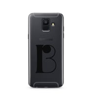 Samsung A6 (2018) Harf Tasarımlı Telefon Kılıfı B-Harfi 