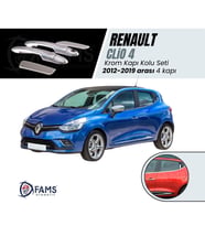 Renault Clio 4 Krom Kapı Kolu 4 kapı 2012-2019 arası Paslanmaz Çelik
