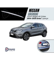 Nissan Qashqai Krom Bagaj Alt Çıtası 2014-2020 P. Çelik