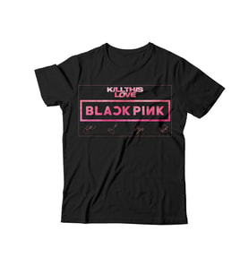 Blackpink Çocuk Siyah Tişört
