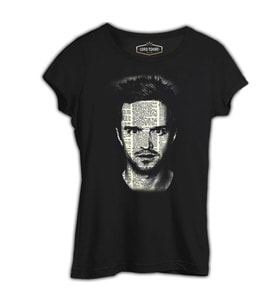 Breaking Bad - Jesse Siyah Kadın Tshirt