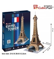 Cubic Fun 3D 35 Parça Puzzle Eyfel Kulesi - Fransa