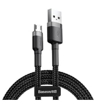 Baseus Cafule Micro USB Kablo 2 Metre 1.5A - Siyah CAMKLF-CG1