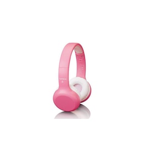 Lenco HPB-110PK Katlanabilir Mikrofonlu Bluetooth Çocuk Kulaklığı Pembe-Sticker Hediyeli