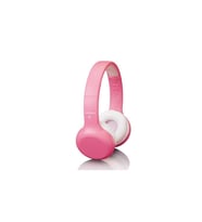 Lenco HPB-110PK Katlanabilir Mikrofonlu Bluetooth Çocuk Kulaklığı Pembe-Sticker Hediyeli
