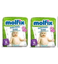 Molfix Bebek Bakım Alt Açma Örtüsü 2 Li Set 20 Adet (2Pk*10)