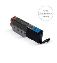 Orijinal CANON CLI 551 MAVİ KARTUŞ -Bitmeyen Kartuş Sistemine Uyumlu Delinmiş Şekilde