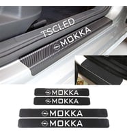 Opel Mokka Karbon Kapı Eşiği Koruma Sticker (4 Adet)